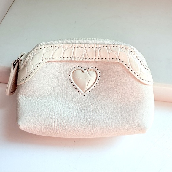 Brighton Leather Heart Coin Purse - Picture 1 of 4